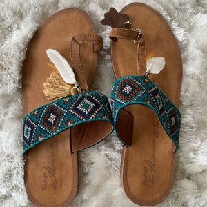Boutique Beaded Sandals